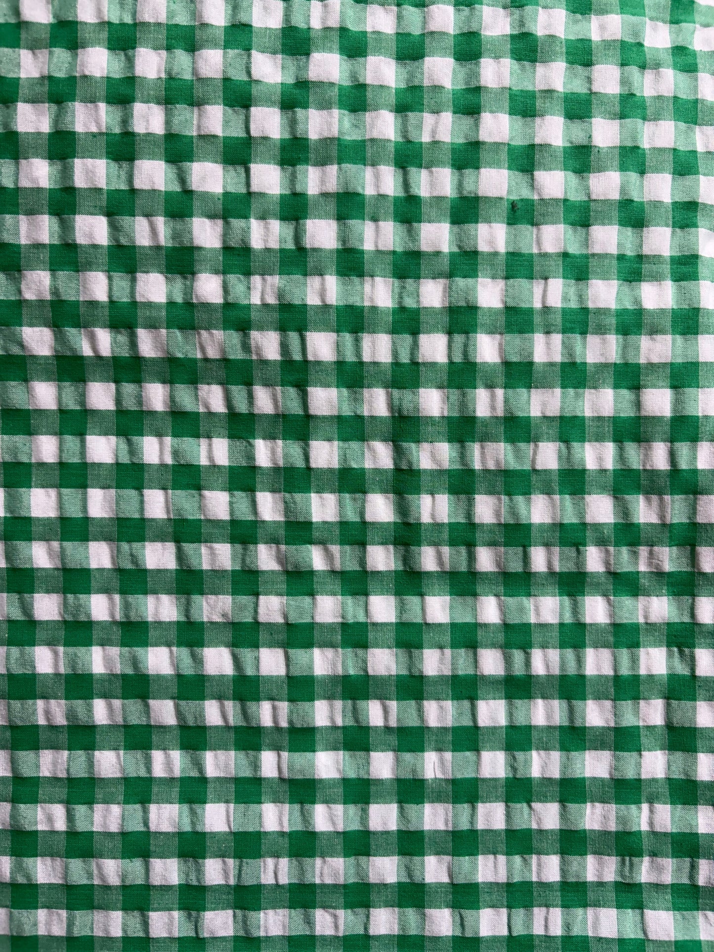 Cotton Check Seersucker Fabric CSC0011