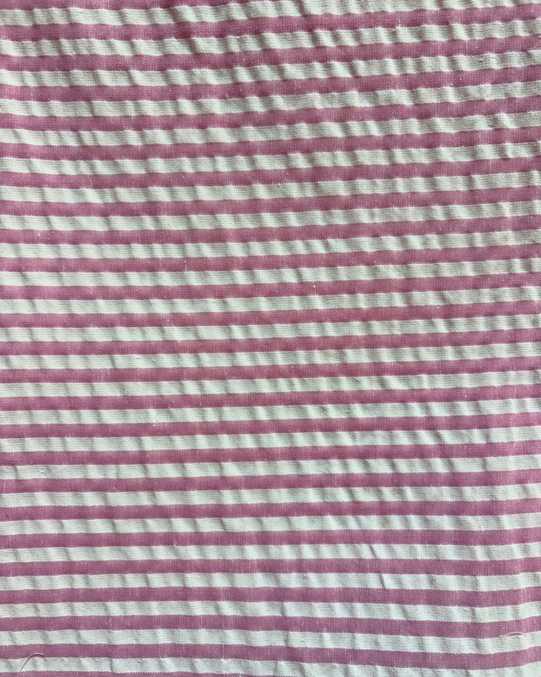 Pink & White Strip Fabric FBS00018