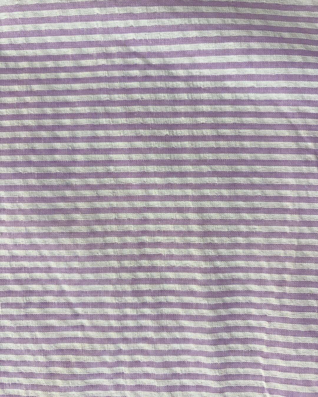 Purple & White Strip Fabric FBS00020