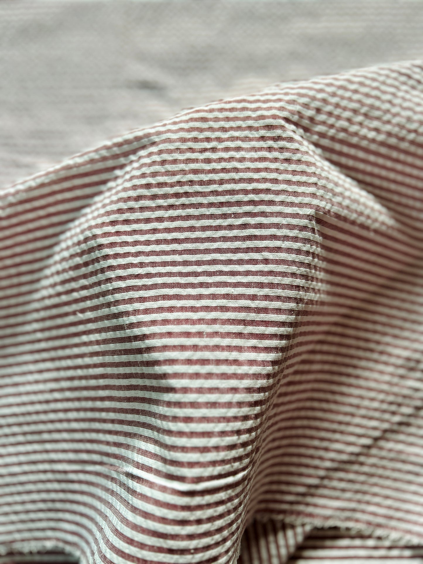 Brown Seersuker Stripe FBS026103