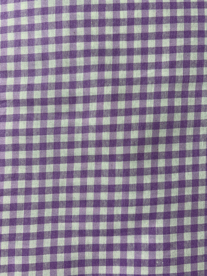 Cotton Check Seersucker Fabric CSC007
