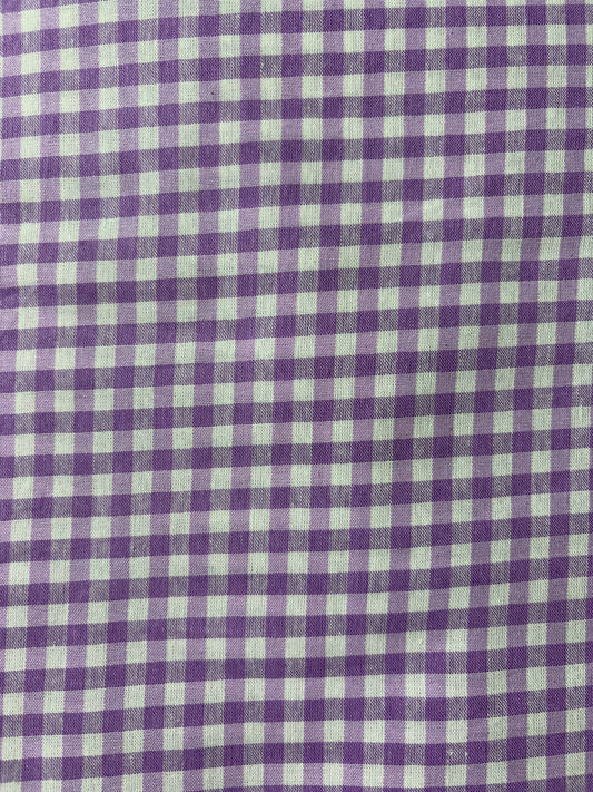 Cotton Check Seersucker Fabric CSC007