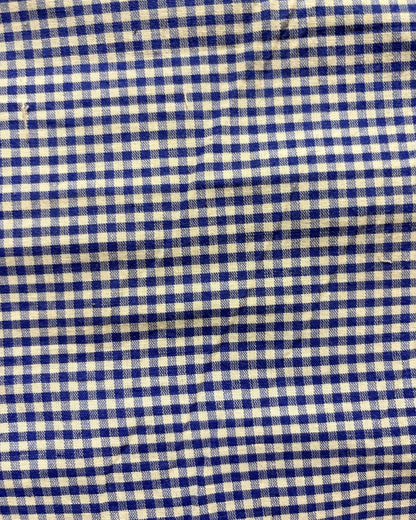 Blue & White Check Fabric FBS00013