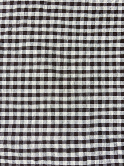 Cotton Check Seersucker Fabric CSC003
