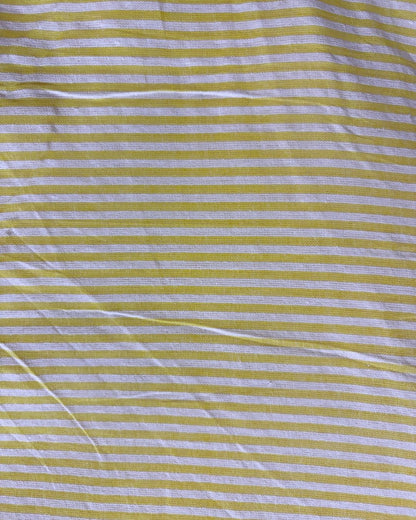 Yellow & White Strip Fabric FBS00021