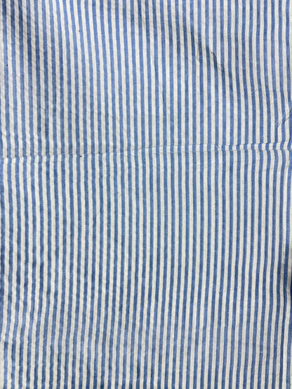 Blue Seersucker Fabric FBS026112