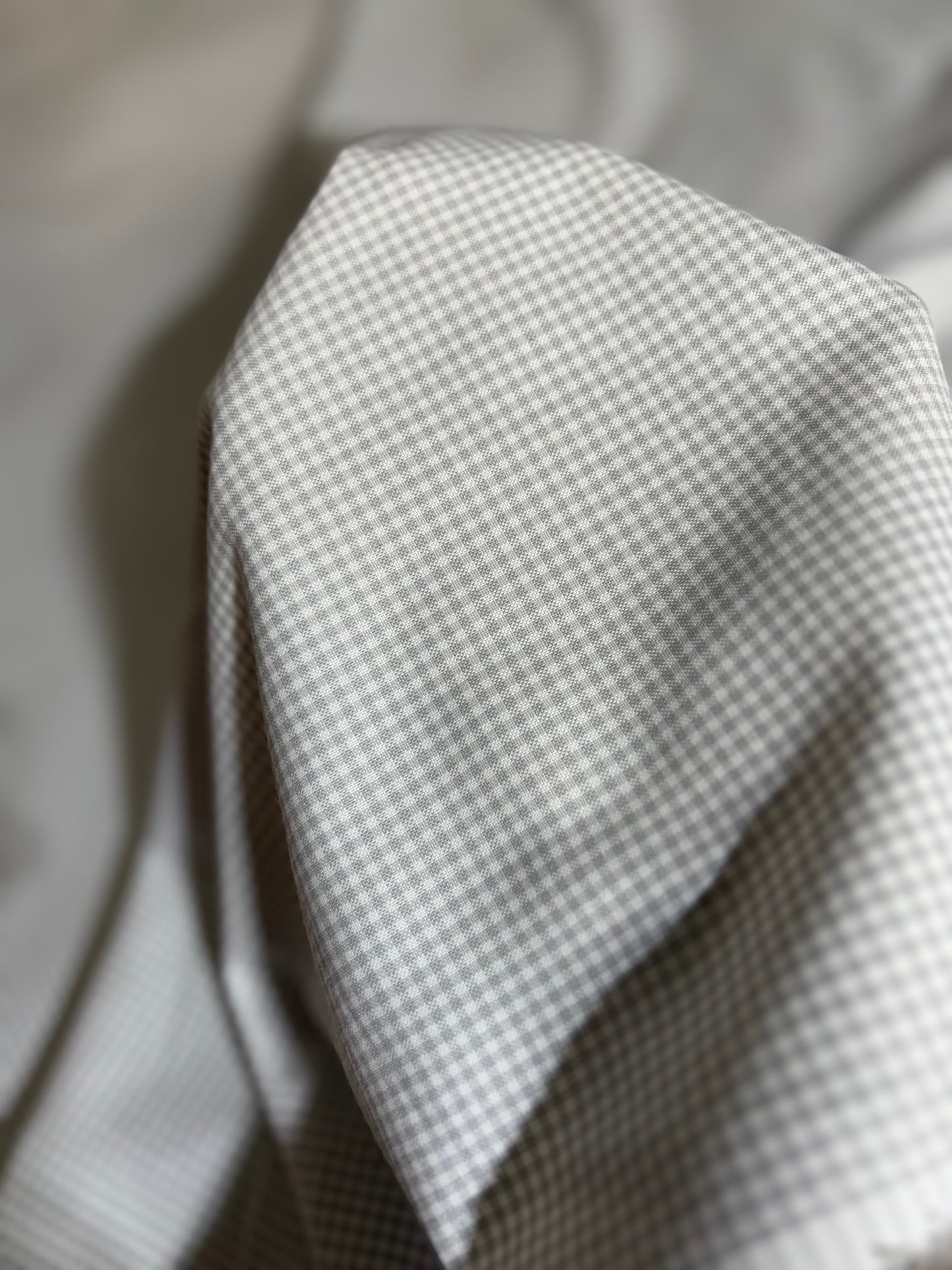 Grey Gingham Classic Oxford CSC0016