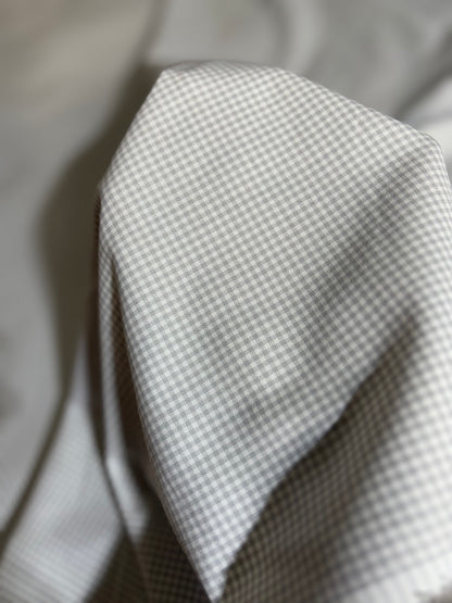Grey Gingham Classic Oxford CSC0016